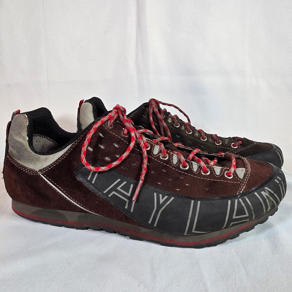 Kayland Comet Men 12 Brown Suede Hiking Approach Shoes Gorpcore Trail Bouldering